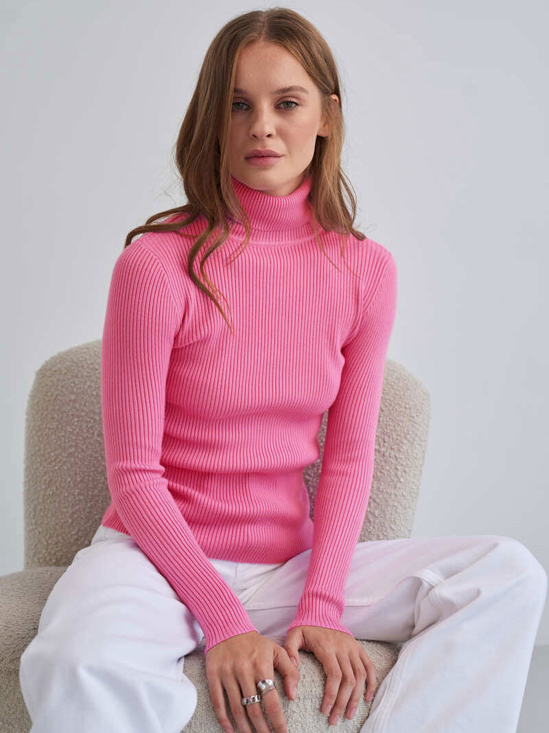 Women's Knitwear Turtleneck Pullover