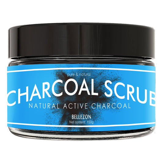 Bamboo Charcoal Face and Body Scrub, Exfoliating Gel, Dead Skin Remover, Whitening, Deep Cleansing