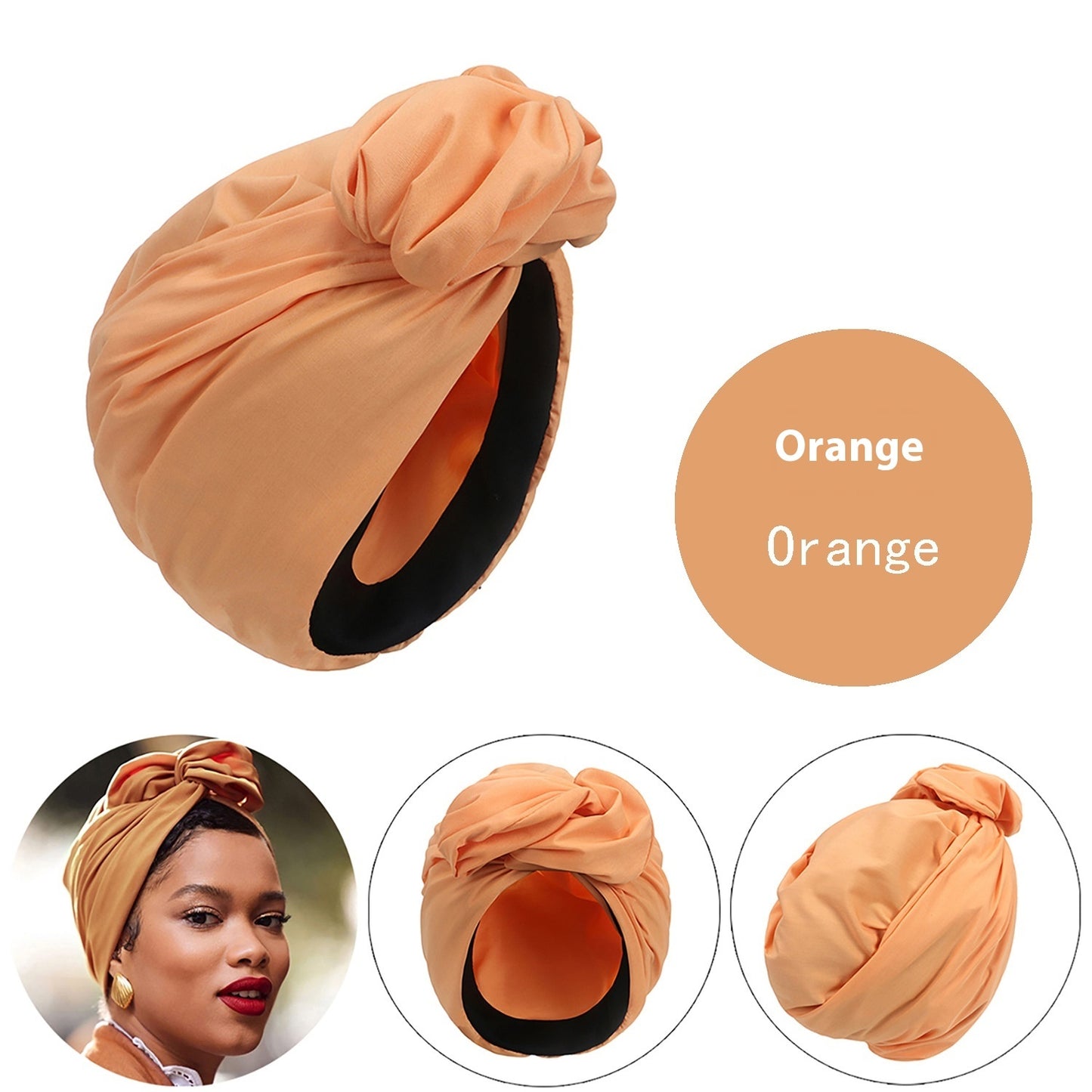 Women's Cross Headscarf Fashion Bag Cap French Retro Headscarf Multi-matching Belt Method