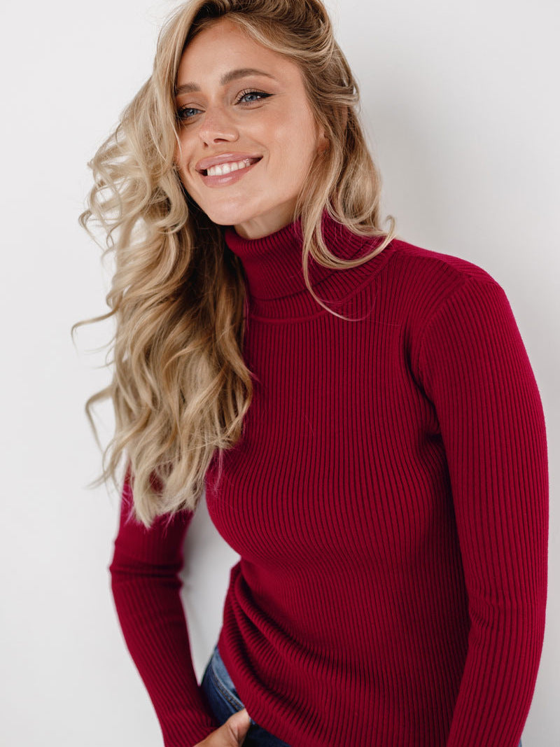 Women's Knitwear Turtleneck Pullover