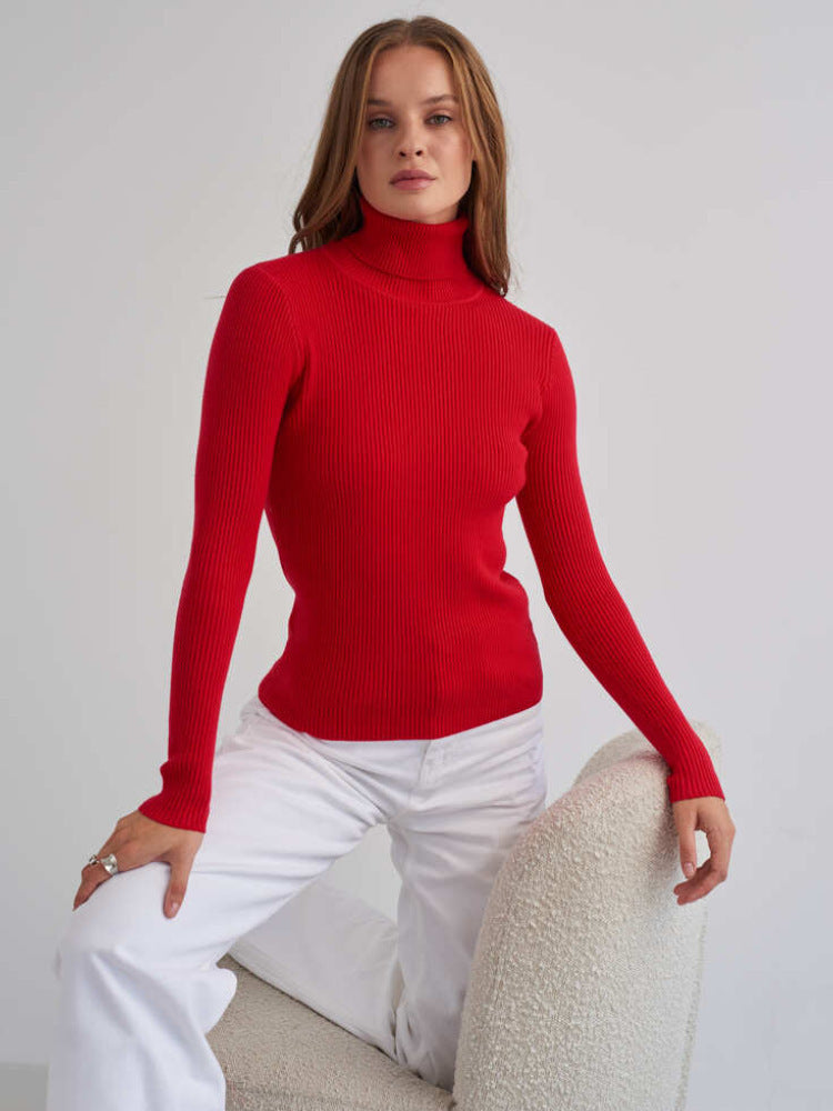 Women's Knitwear Turtleneck Pullover